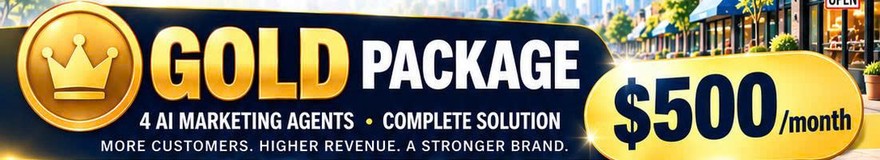 See the GOLD package — 4 AI Agents, $500/month